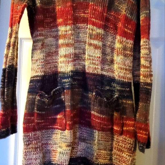 Multi-colored sweater tunic - Picture 2 of 2